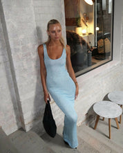 Elka | Glitter Maxi Jurk – Glanzend, Rekbaar & Elegant