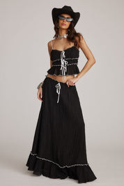 Cianna | Tweedelige Zomerset Dames – Top en Lange Rok