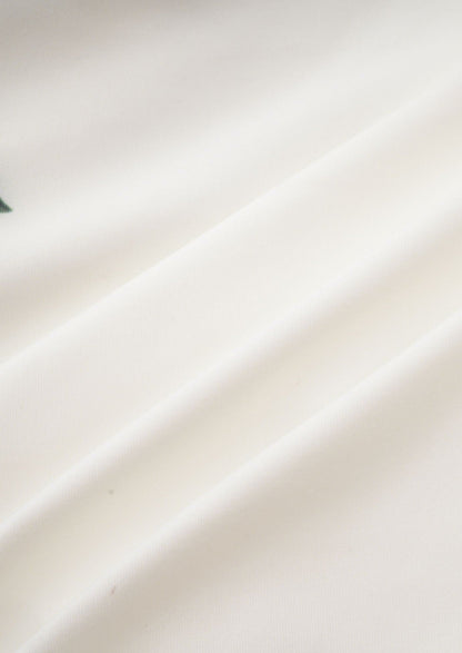 Fortuna | Witte Mini Jurk met Rozenprint – Stretch & Drape