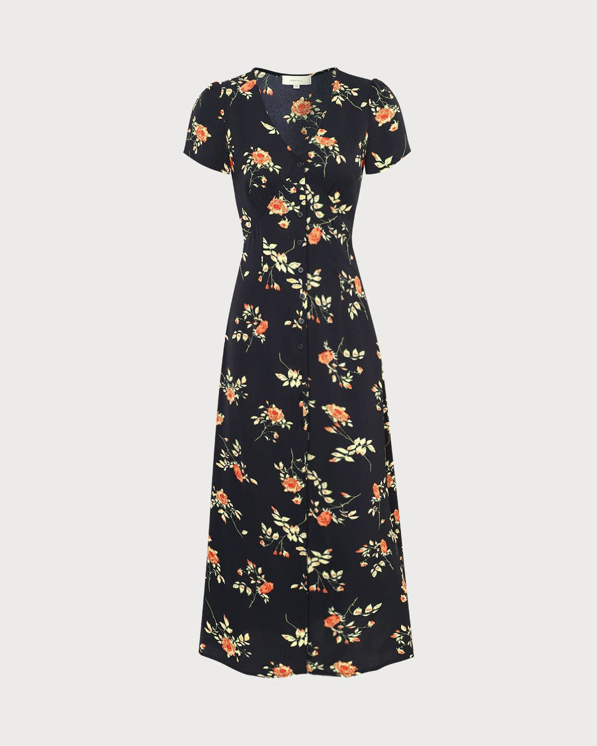 Daisy | Dames Jurk - V-hals met Bloemenprint, Elegante Maxi Jurk 8