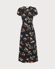 Daisy | Dames Jurk - V-hals met Bloemenprint, Elegante Maxi Jurk 8