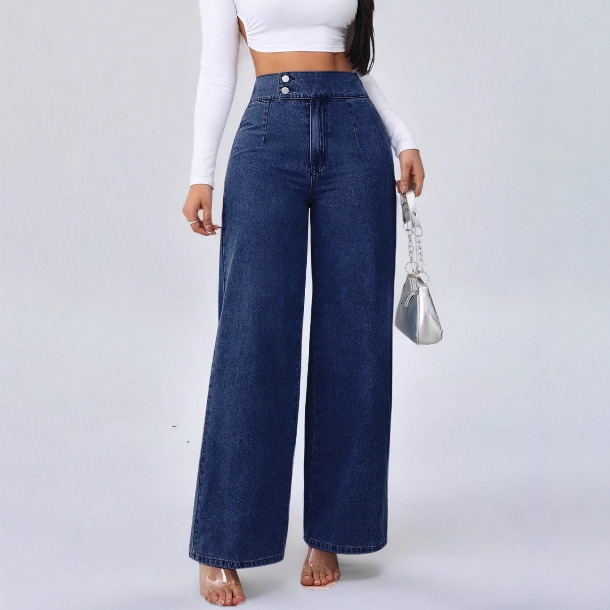 Daisy | Dames Retro Jeans - Hoogwaardige Denim 0