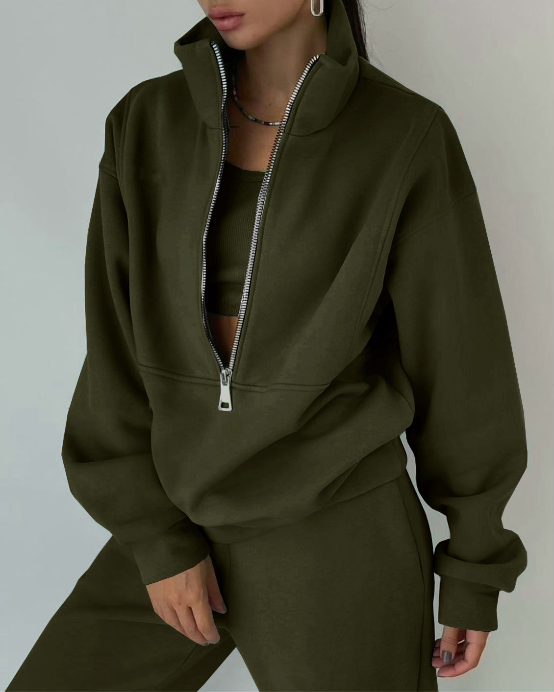 Dara | Dames Sportieve Set - Hoogwaardige Hoodie en Joggingbroek 9