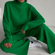 Dara | Dames Vrijetijdspak - Comfortabele Stretchstof met Hoge Taille 10