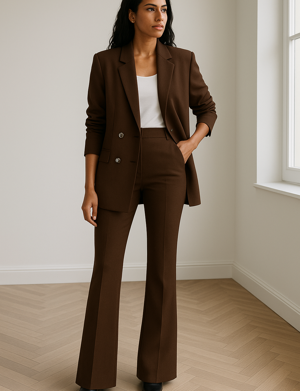 Daria | Vrouwen Blazer Set - Hoogwaardige Stofmix, Elegant en Tijdloos 0