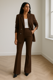Daria | Vrouwen Blazer Set - Hoogwaardige Stofmix, Elegant en Tijdloos 0