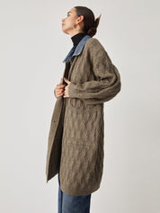 Climona | Gebreide Cardigan - Stijlvolle Extra Lange Damesvest