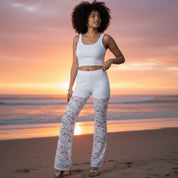 Doha | Transparante Mid-Waist Broek met Kant en Trekkoord