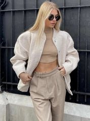 Dorian | Wollen Dames Mantel - Elegant en Trendy