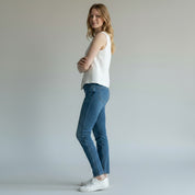 Dysa | Dames Linnen Katoen Mouwloos Vest – Gilet met Knopen