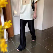 Liliana | Wide Leg Satijnen Look Broek – Elegant & Comfortabel