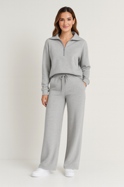 Elaris | Tweedelige Dames Loungewear Set - Zacht en Comfortabel, Luxe Stijl
