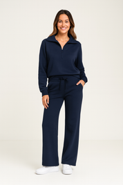 Elaris | Tweedelige Dames Loungewear Set - Zacht en Comfortabel, Luxe Stijl
