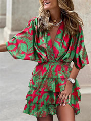 Annelie | Luchtige Zomerjurk met V-Hals & Ruches