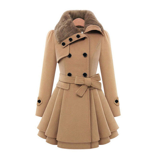 Elena | Warme en lange winterjas voor dames