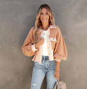 Eloisa | Vintage Stijl Jas Dames met Gepofte Mouwen