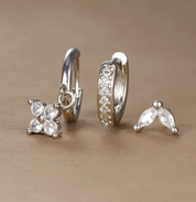 Evelyn | Dames Statement Oorbellen Set - Hypoallergeen, Veelzijdig Design 2