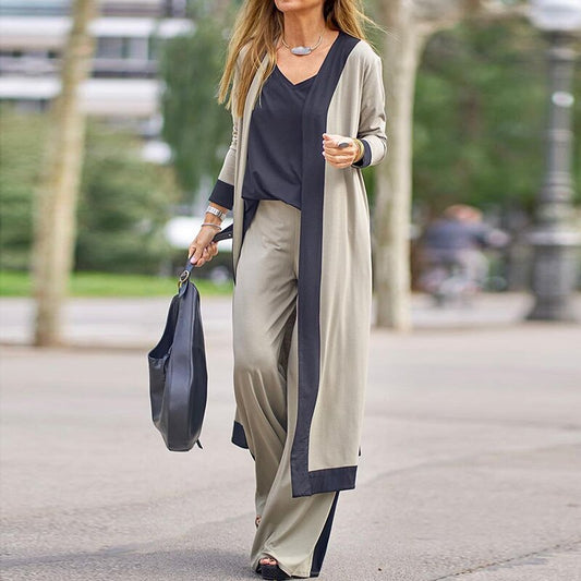 Evelyn | Trendy Twinset Dames - Comfortabele Tweedelige Jersey Set
