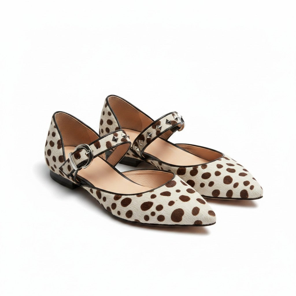 Mary-Jane | Leopard Print Sandalen met Enkelbandje - Comfy, Casual en Trending