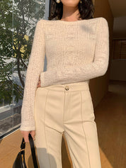 Flora | Crew Neck Top voor Dames - Regular Fit