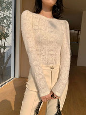 Flora | Crew Neck Top voor Dames - Regular Fit