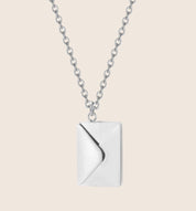 Nula | Love Letter Envelop Ketting - Roestvrij Staal