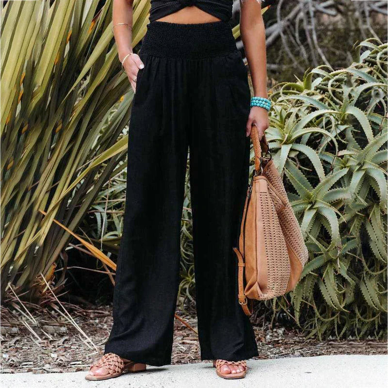 Eliana | Luchtige High Waist Pantalon