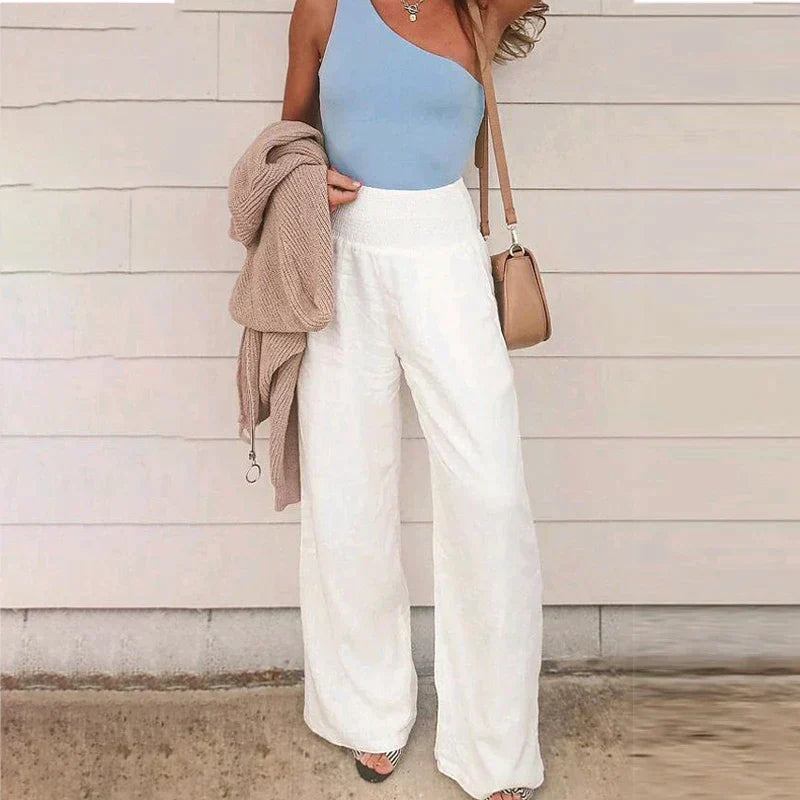 Eliana | Luchtige High Waist Pantalon