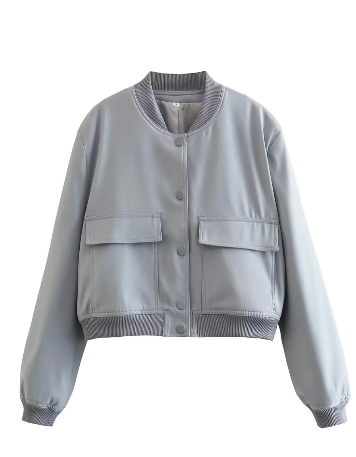 Stijlvol Cropped Bomber Jasje