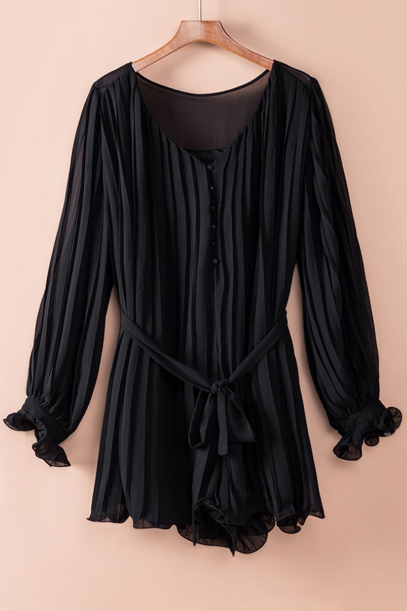Sem | Zomerse Flair Jurk met V-hals en Ruches