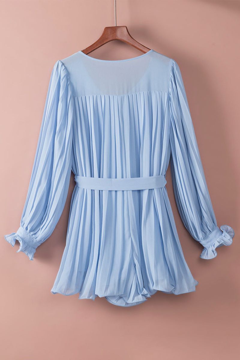 Sem | Zomerse Flair Jurk met V-hals en Ruches
