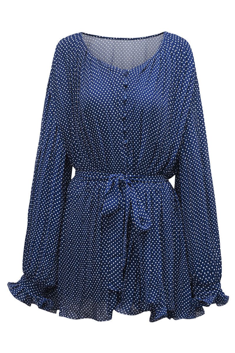 Sem | Zomerse Flair Jurk met V-hals en Ruches