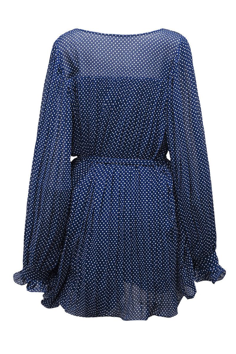 Sem | Zomerse Flair Jurk met V-hals en Ruches