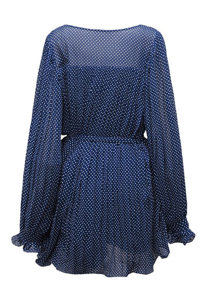 Sem | Zomerse Flair Jurk met V-hals en Ruches