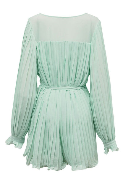 Sem | Zomerse Flair Jurk met V-hals en Ruches