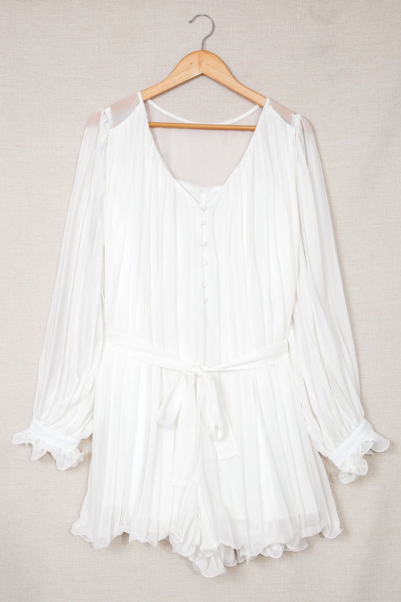 Sem | Zomerse Flair Jurk met V-hals en Ruches