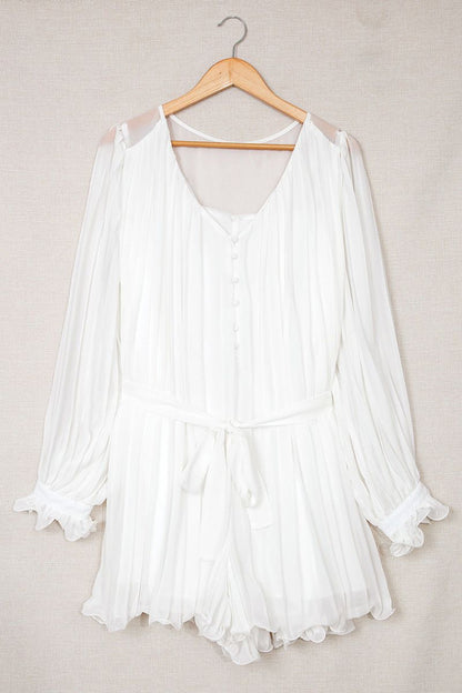 Sem | Zomerse Flair Jurk met V-hals en Ruches