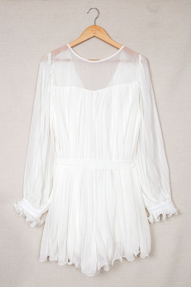 Sem | Zomerse Flair Jurk met V-hals en Ruches