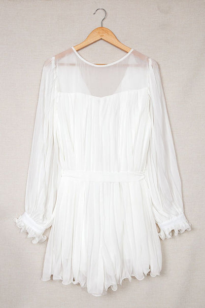 Sem | Zomerse Flair Jurk met V-hals en Ruches