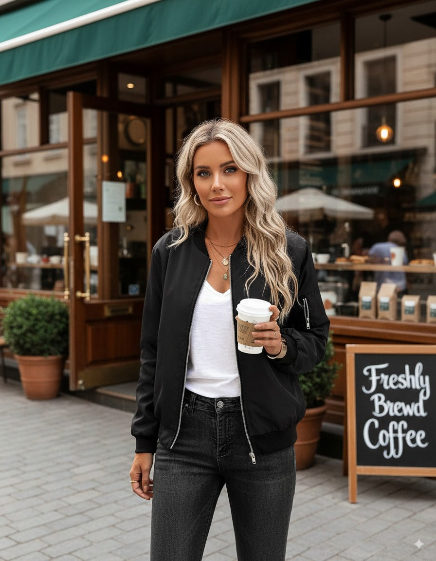 Ezina | Dames Bomberjack - Tijdloos Design met Comfortabele Pasvorm