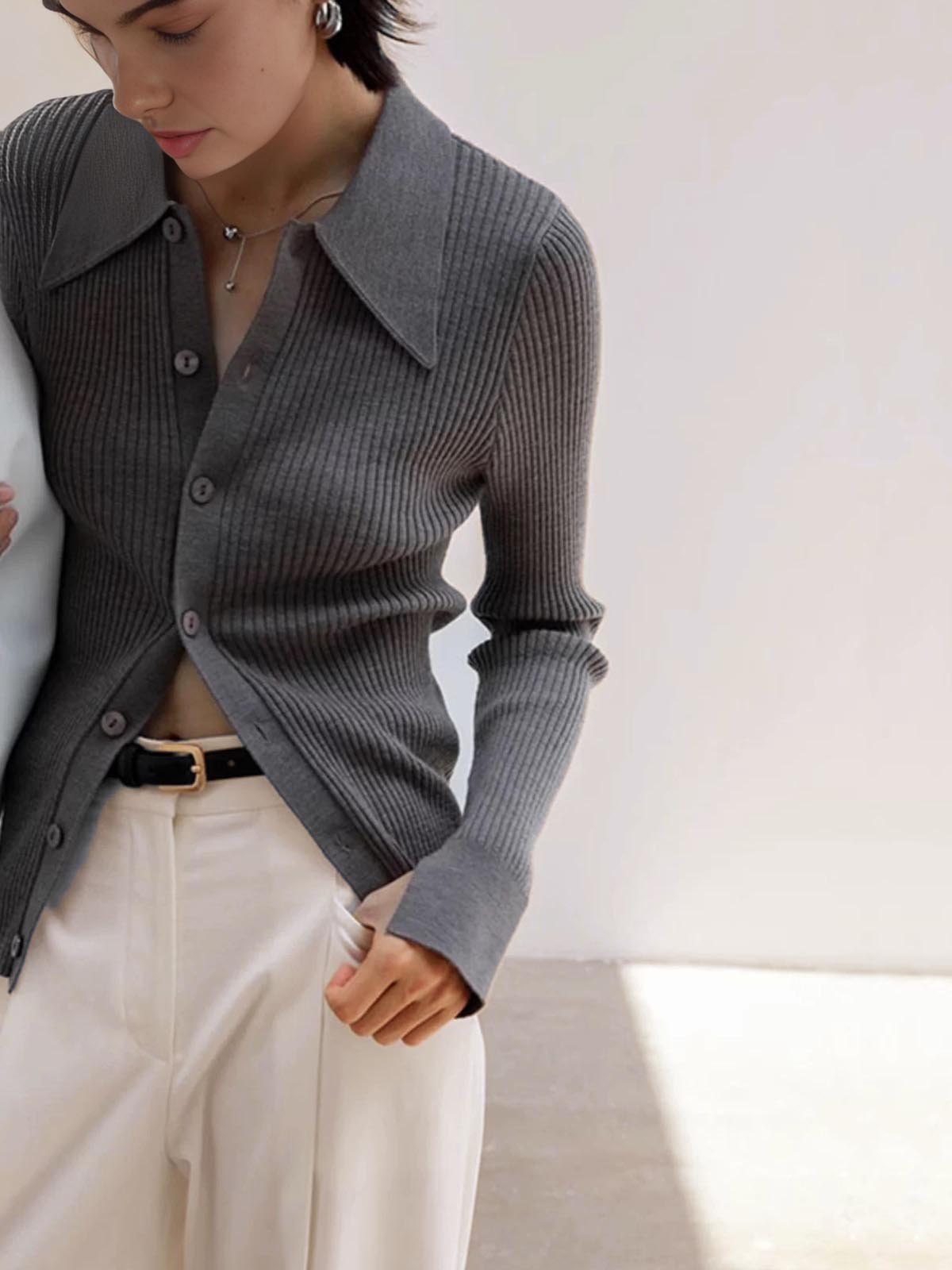 Jilly | Elegant Vest met Knopen Dames - Hoge Stretch met Viscose Afwerking