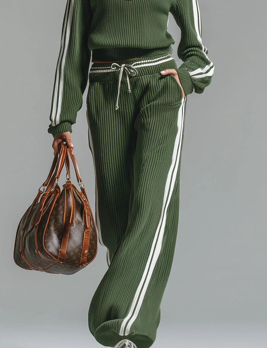 Gina | Dames Pak - Stijlvol Groen Retro Co-ord Pak, Comfortabele Pasvorm 1