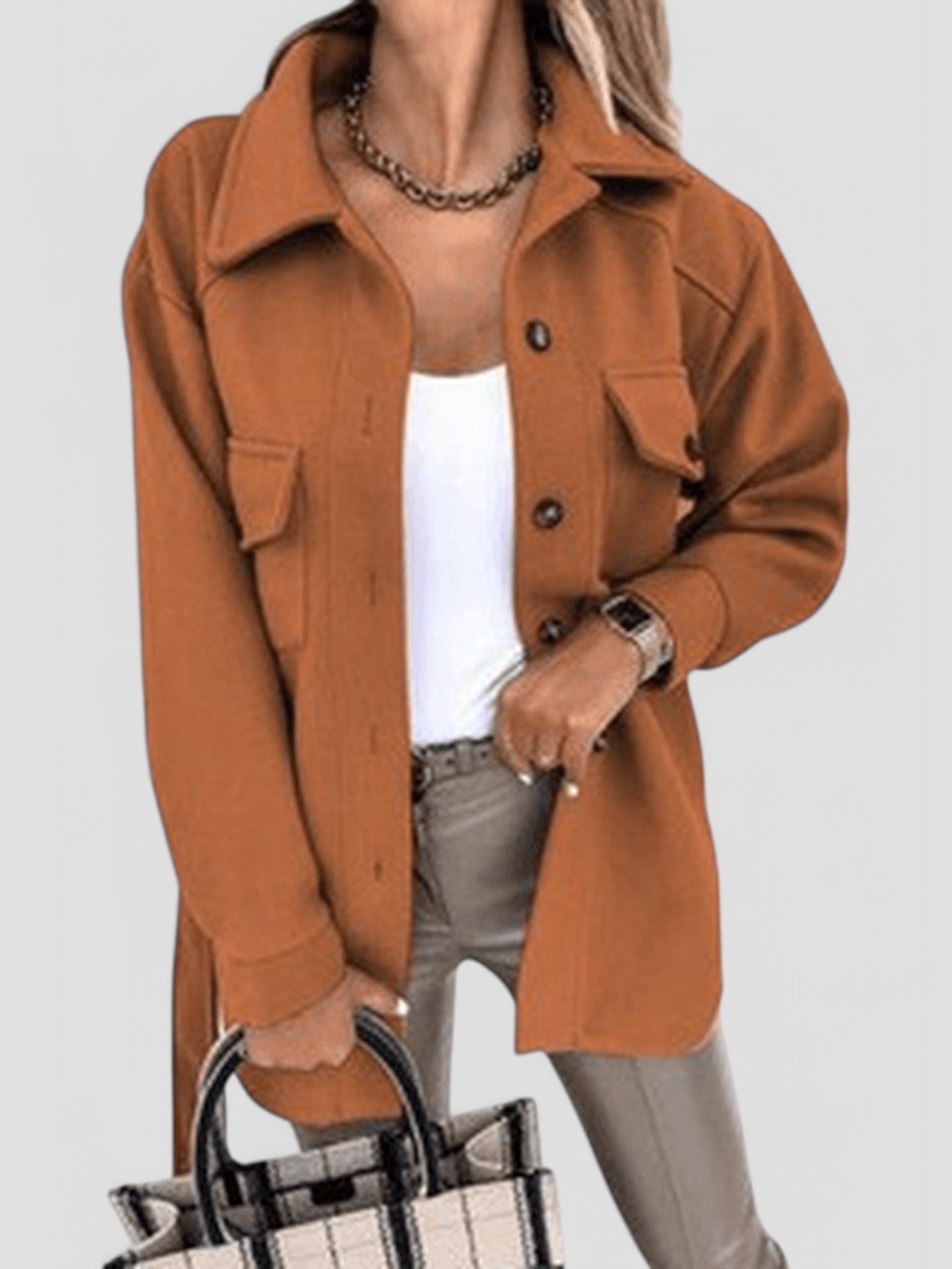 Trendy Zomers Vest met Stijlvolle Knopen voor Dames