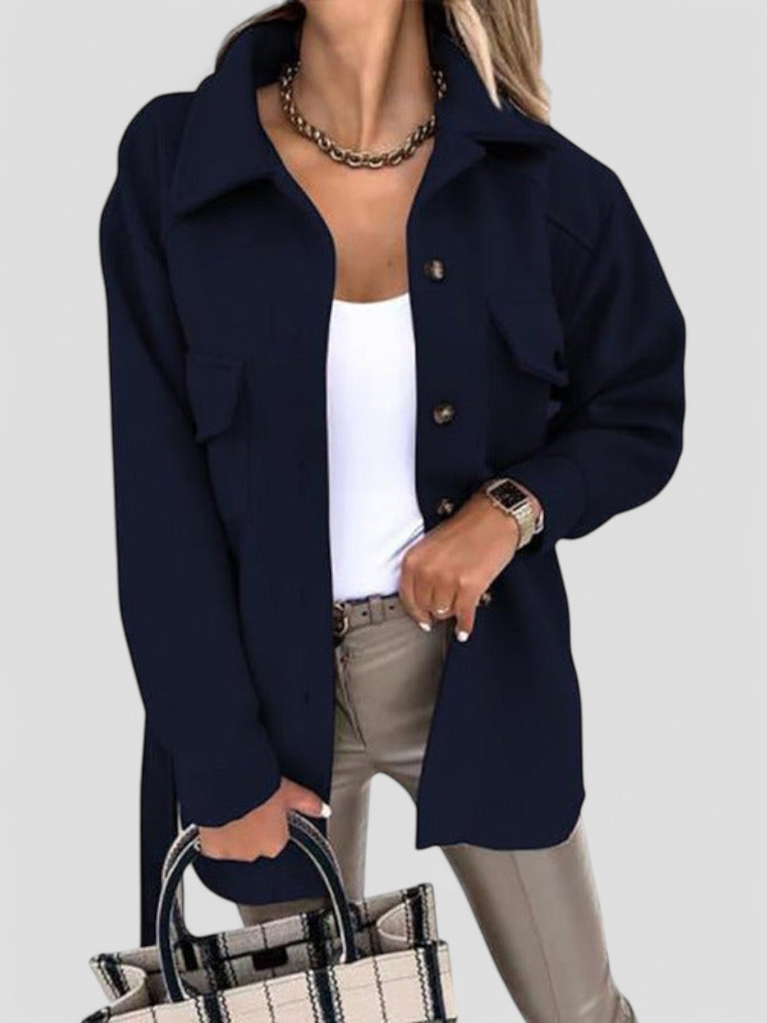 Trendy Zomers Vest met Stijlvolle Knopen voor Dames