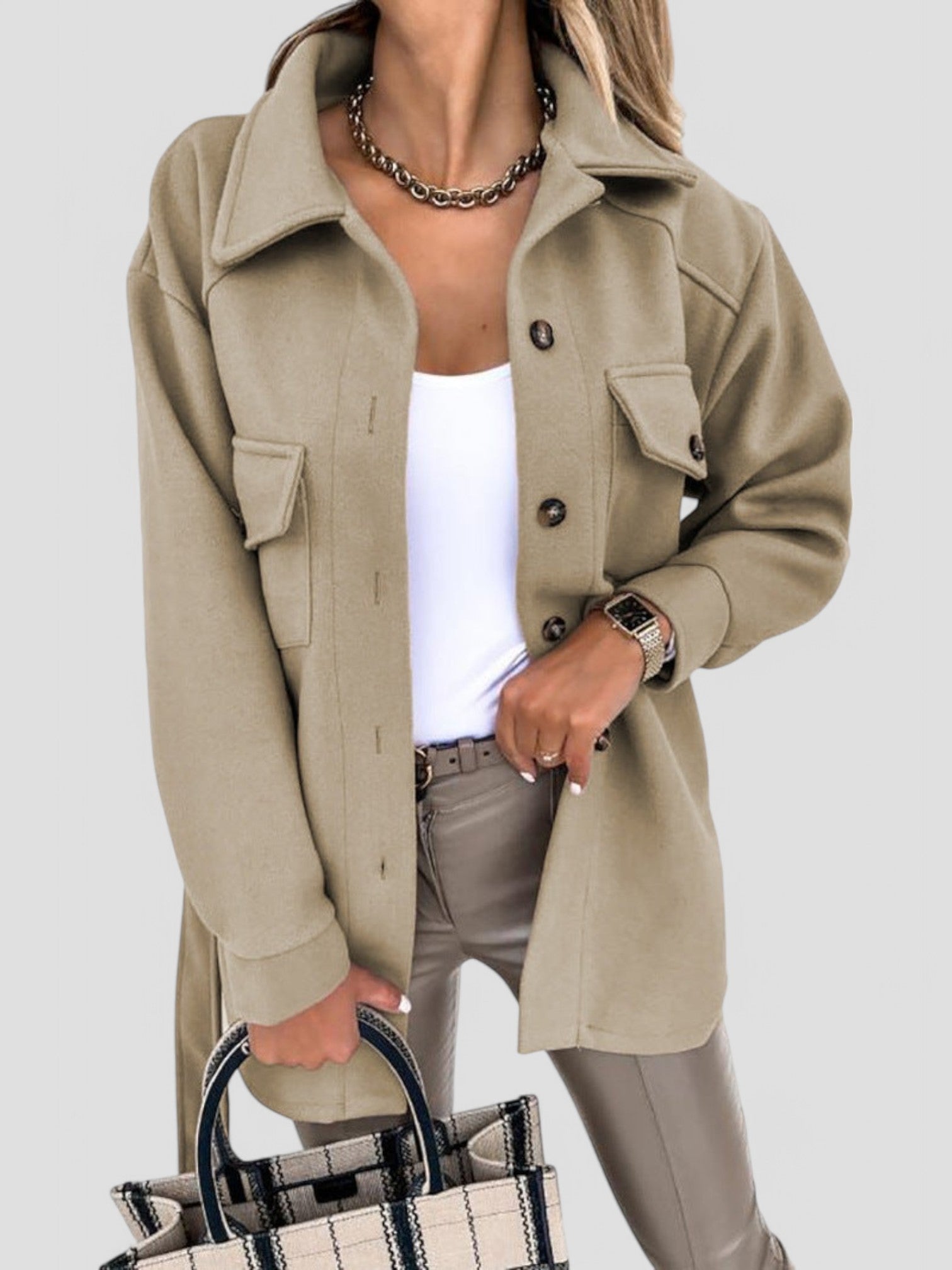 Trendy Zomers Vest met Stijlvolle Knopen voor Dames