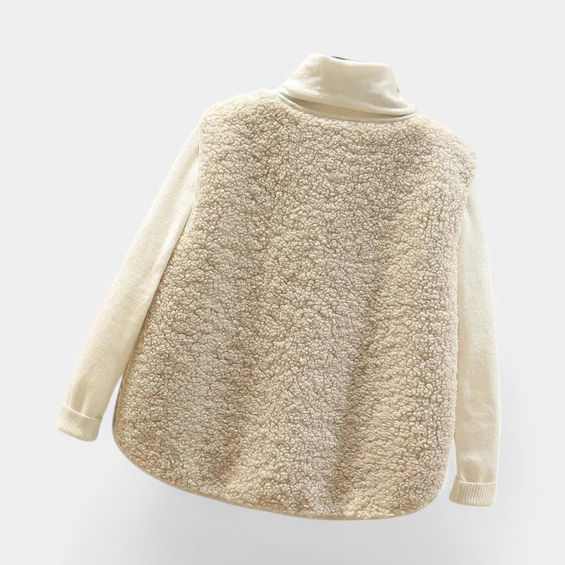 Gleame | Dames Teddy Gilet - Zacht Mouwloos Vest voor Comfortabele Stijl 1