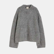 Chay | Zachte Dames Trui met Ronde Hals – Mohair Mix