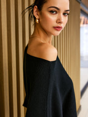 Imani | Comfy Dames Trui - Asymmetrisch Ontwerp