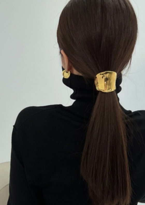 Ilana | Minimalistische Hair Cuff – Goud of Zilver Metaal