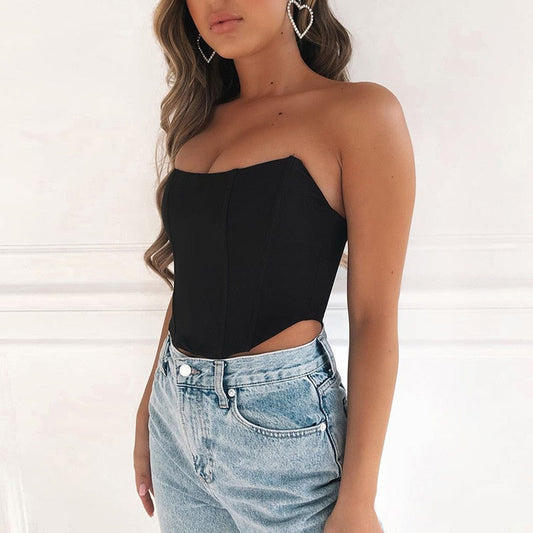 Breanna | Strapless Dames Corset Top – Taille Accentuerend